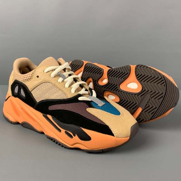 ADIDAS x YEEZY Boost 700 Beige Multi-Color Suede Wave Runner Sneakers - Picture 3 of 8